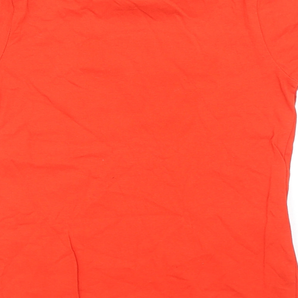 George Boys Red Cotton Basic T-Shirt Size 5-6 Years Round Neck Pullover - Epic Vibes