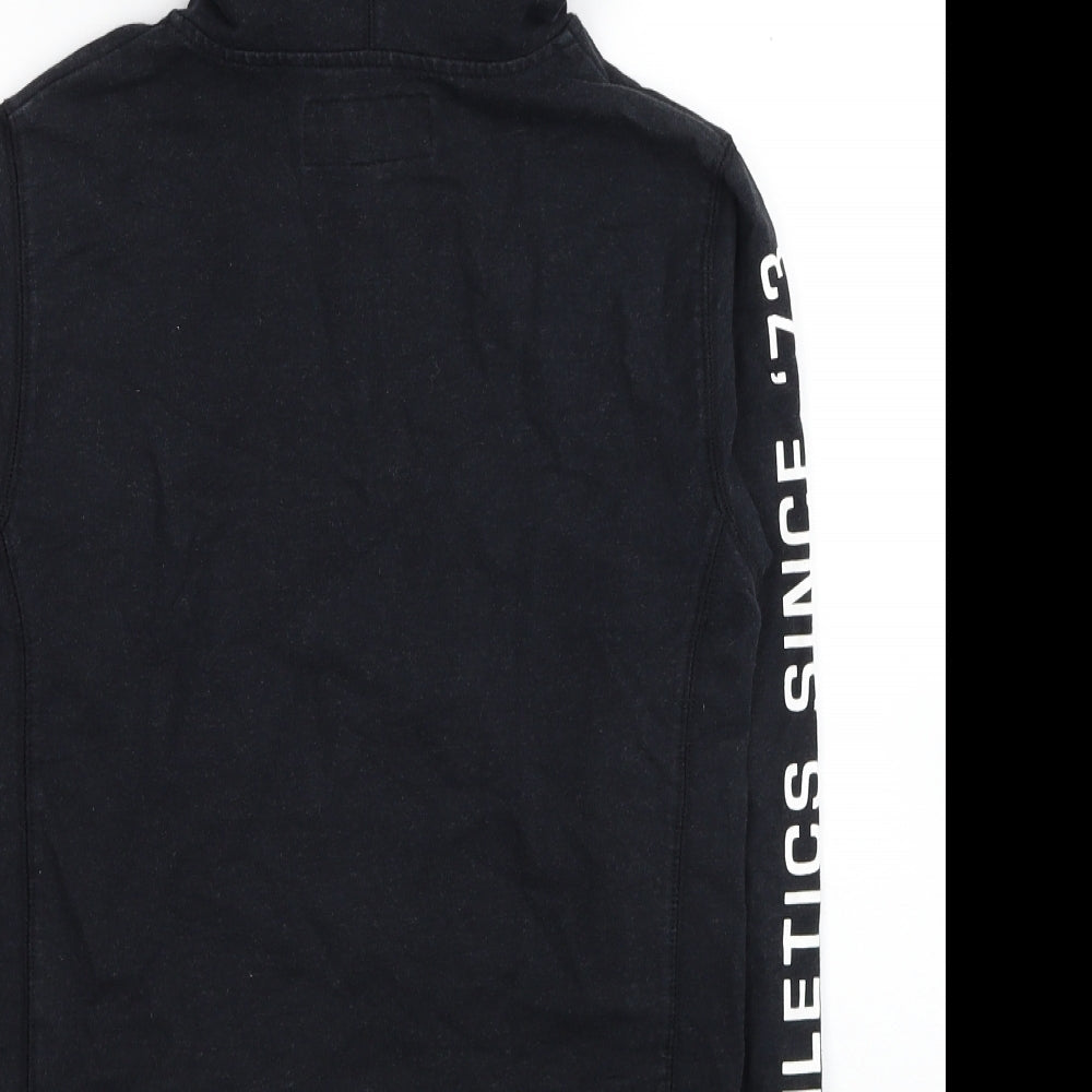 Roots Womens Black Cotton Pullover Hoodie Size XS Pullover