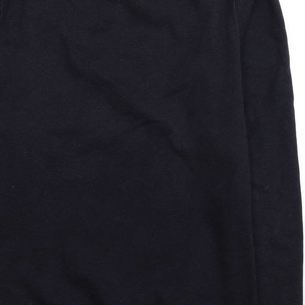 Uni Style Image Womens Black Cotton Pullover Sweatshirt Size 10 Pullover