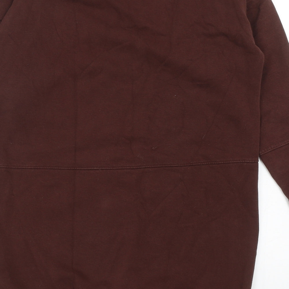 NEXT Womens Brown Cotton Pullover Sweatshirt Size S Pullover