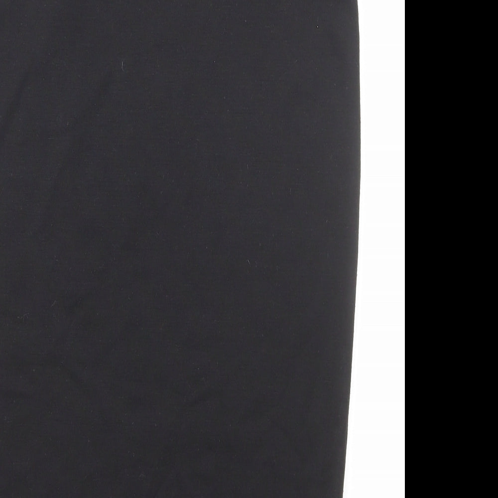 South Womens Black Polyester Straight & Pencil Skirt Size 12