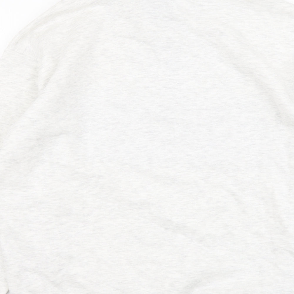 Bershka Mens Grey Cotton Pullover Sweatshirt Size M - Copenhagen