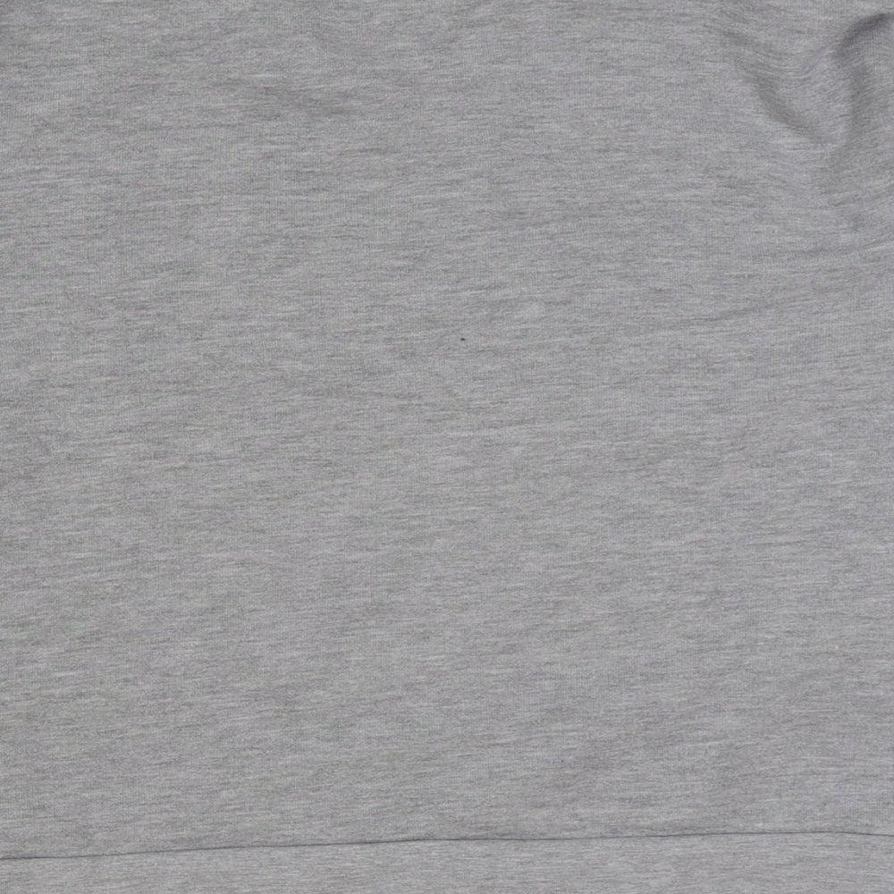 Dorothy Perkins Womens Grey Cotton Pullover Sweatshirt Size 8 Pullover