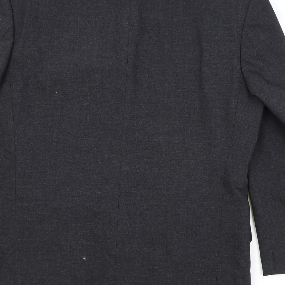 Taylor and Wright Mens Grey Polyester Jacket Suit Jacket Size 40