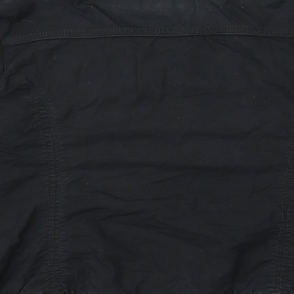 NEXT Womens Black Jacket Size 14 Zip - Marks On Sleeves