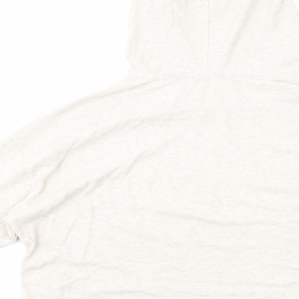 NEXT Womens Beige Polyester Pullover Hoodie Size S Pullover