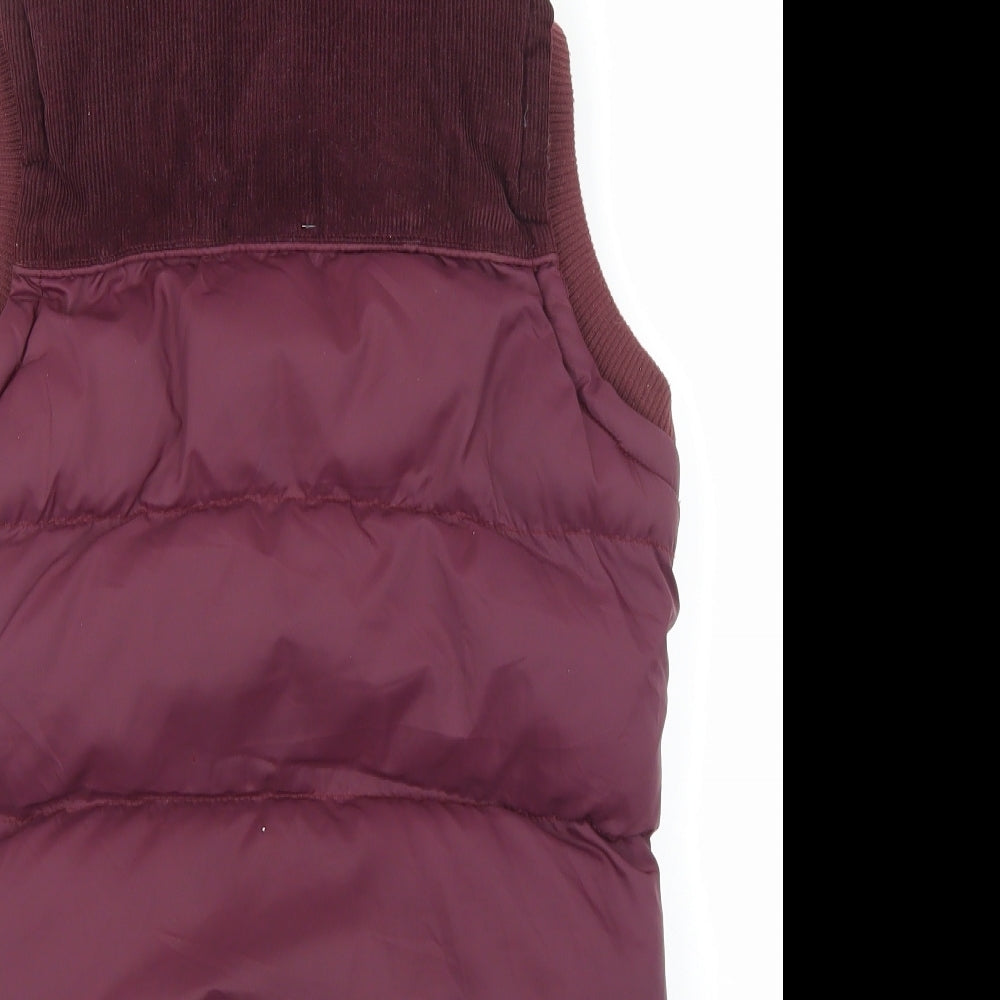 Blonde + Blonde Womens Purple Gilet Jacket Size 8 Zip