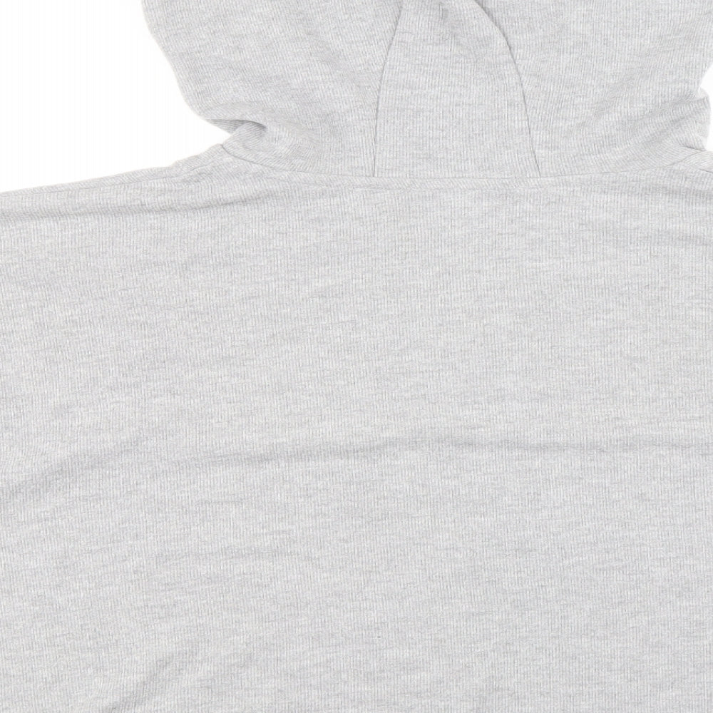 Primark Womens Grey Polyester Pullover Hoodie Size S Pullover