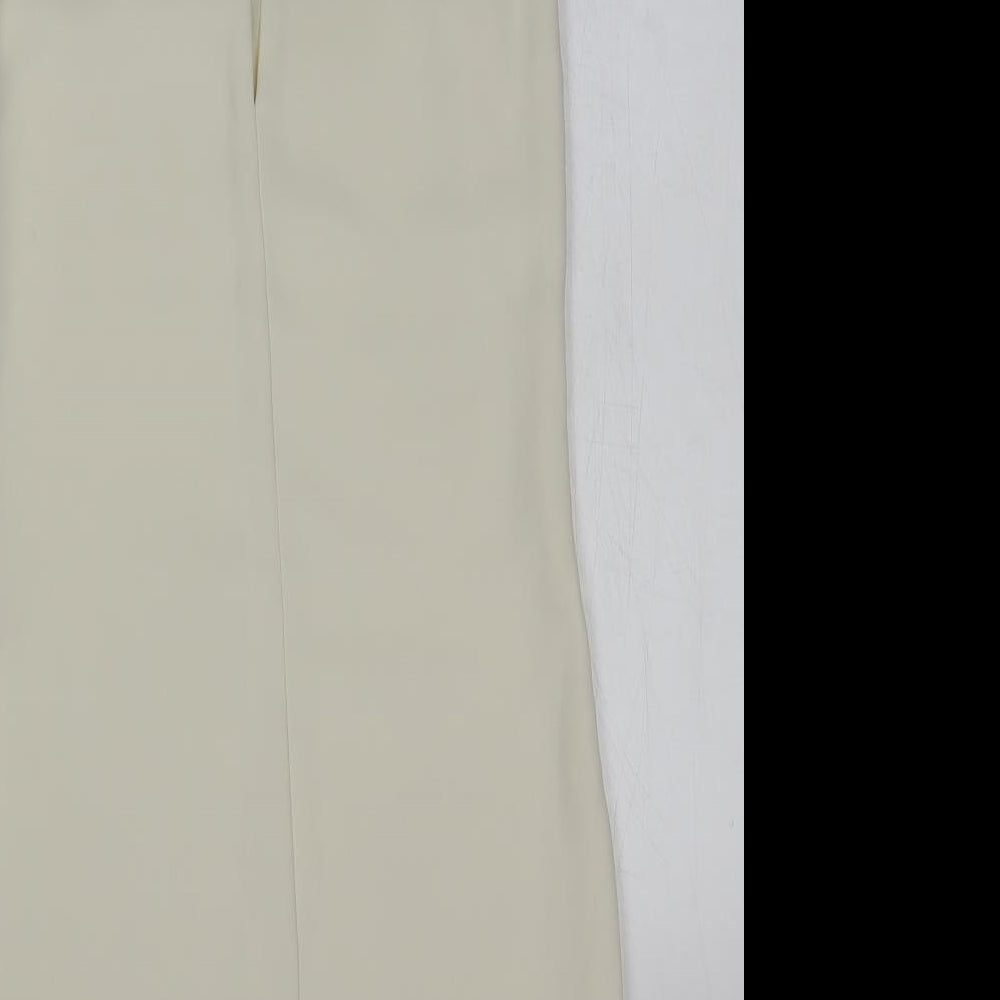 H&M Womens Ivory Herringbone Polyester Sheath Size 6 Sweetheart Pullover - Lace Detail