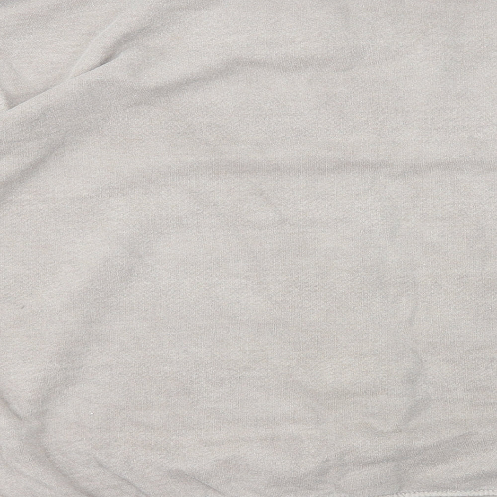 PRETTYLITTLETHING Womens Brown Cotton Pullover Sweatshirt Size L Pullover