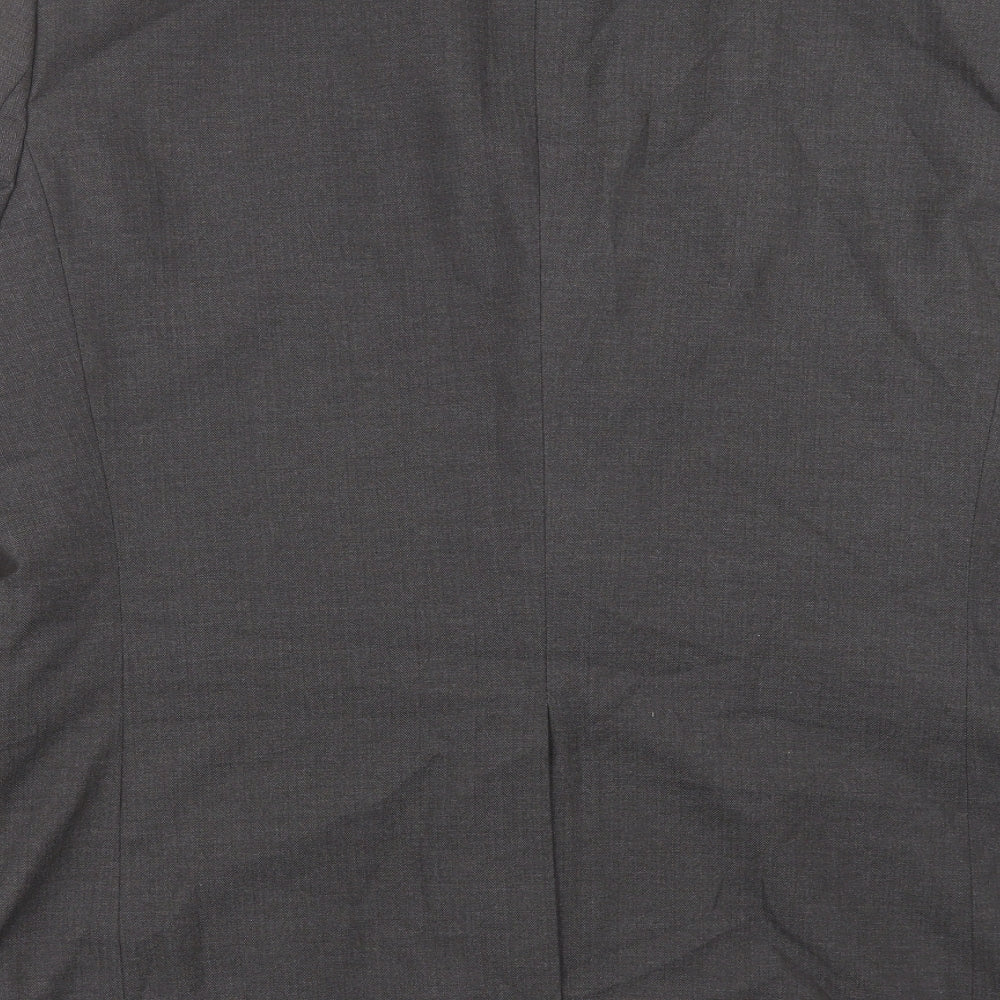 NEXT Mens Grey Polyester Jacket Suit Jacket Size 44