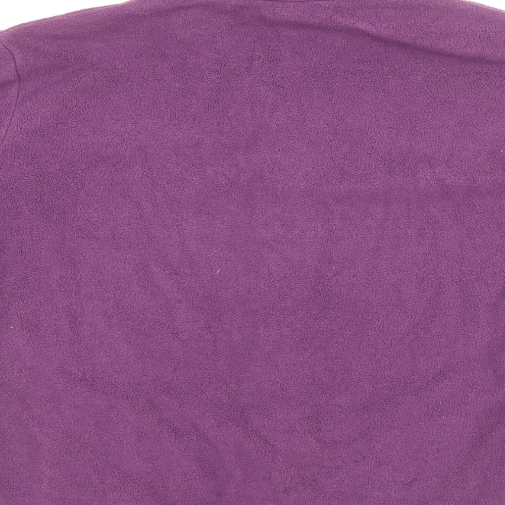 Marks & Spencer Womens Purple Jacket Size 8 Zip
