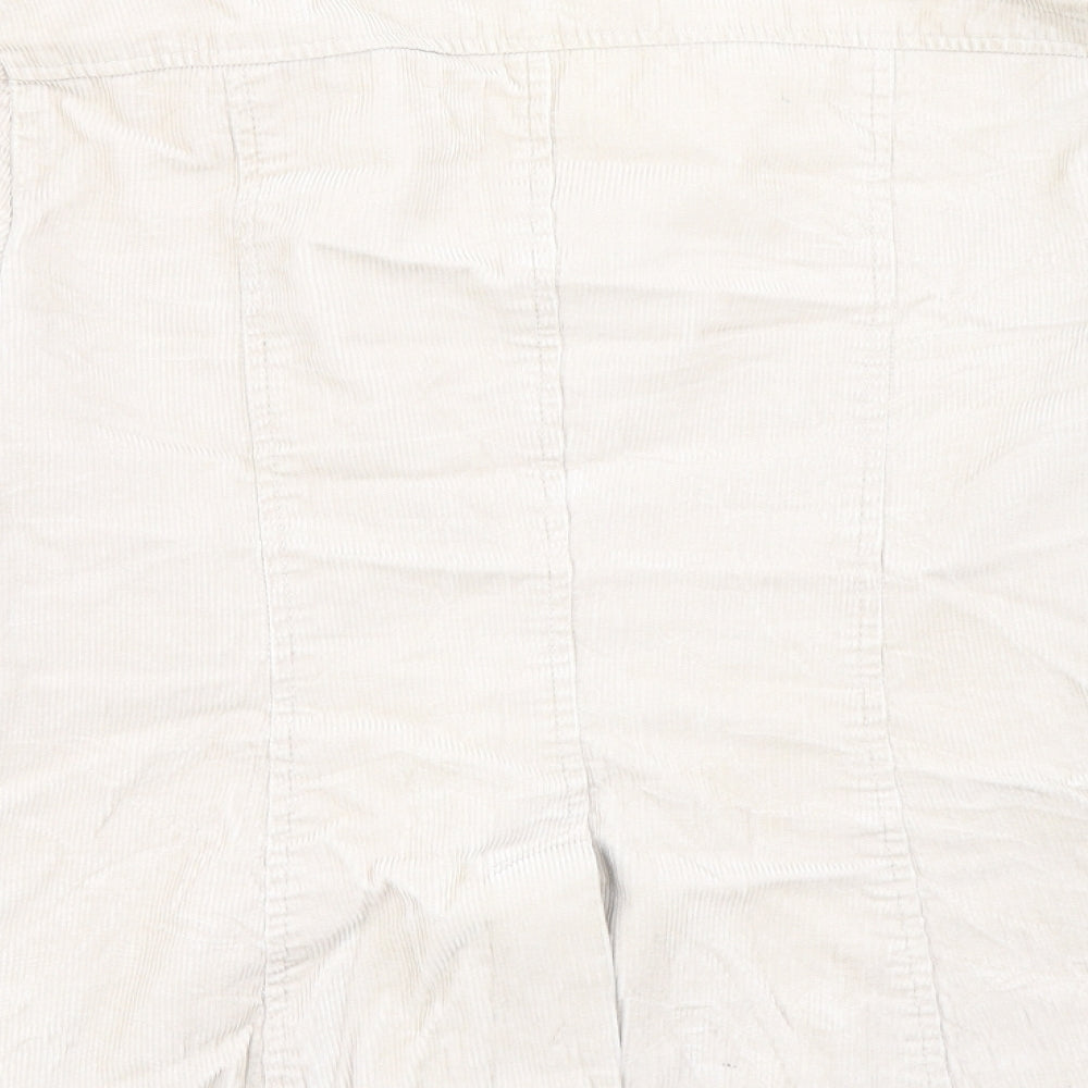 Topshop Womens Beige Jacket Blazer Size 14 Button