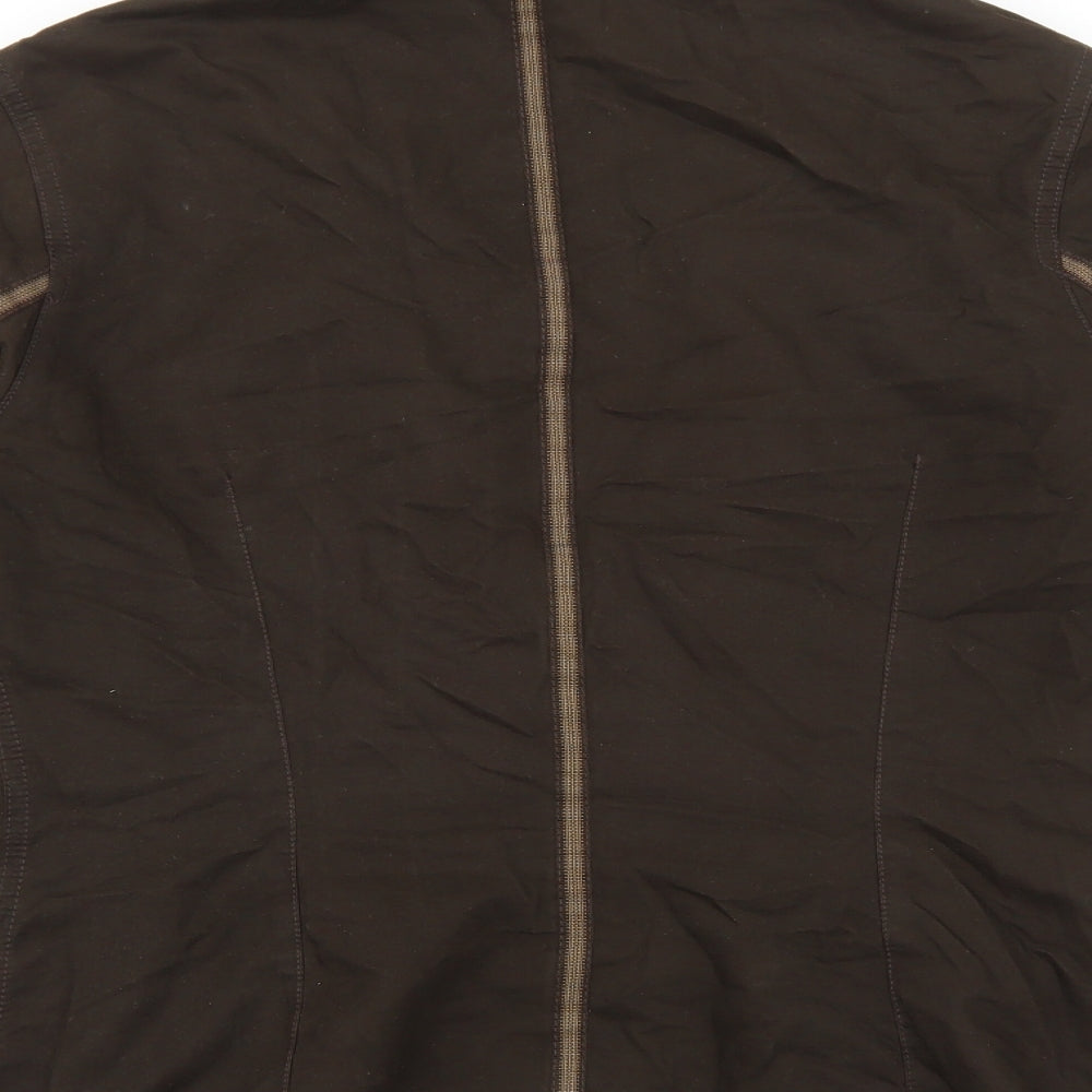 Jocavi Womens Brown Jacket Coat Size 12 Zip