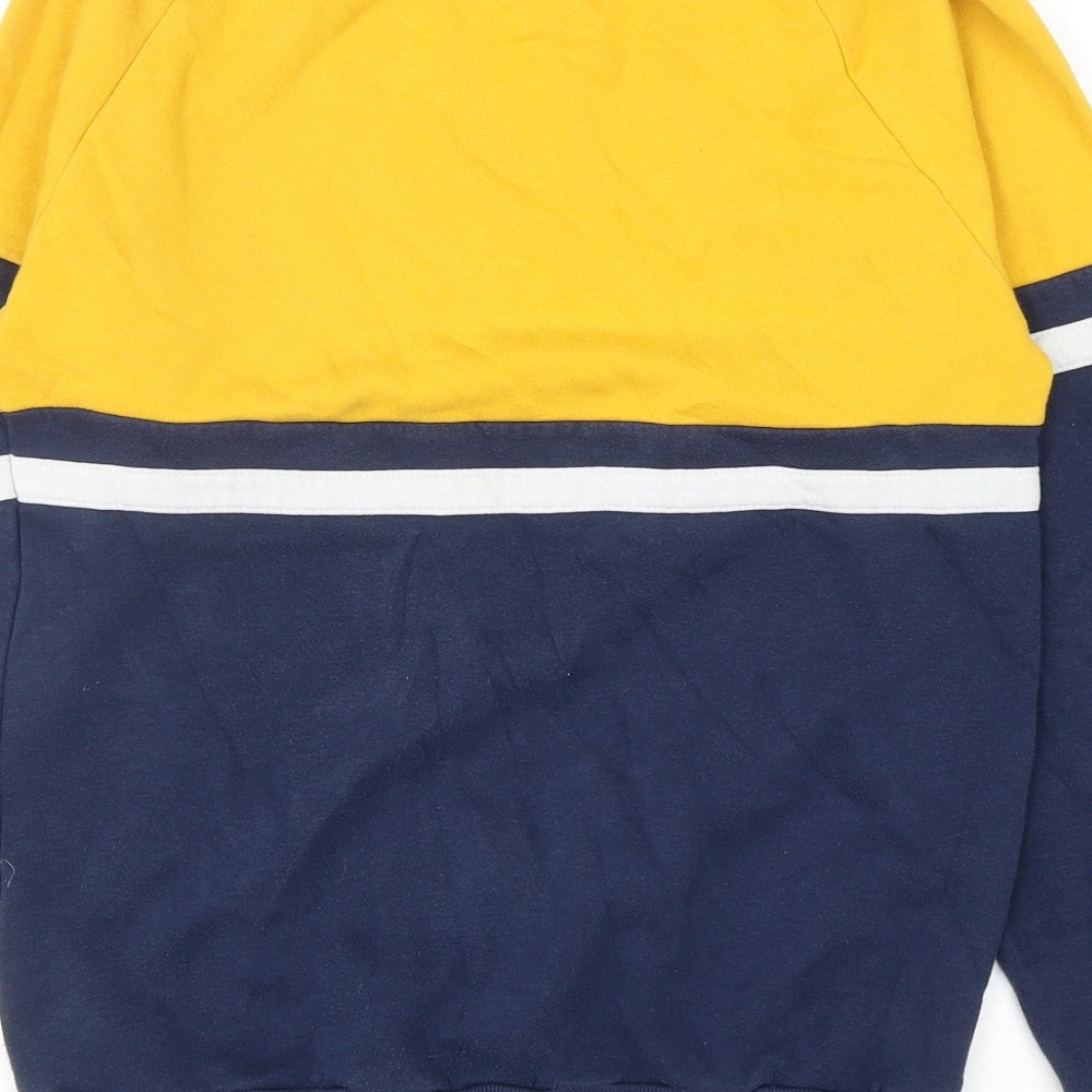 Divided by H&M Mens Multicoloured Polyester Pullover Sweatshirt Size XS