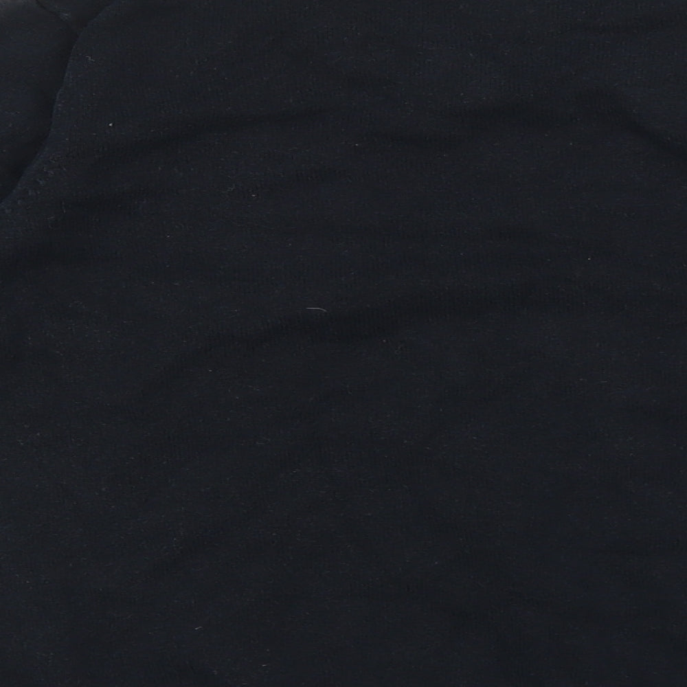 TU Boys Black Cotton Pullover Sweatshirt Size 12 Years Pullover