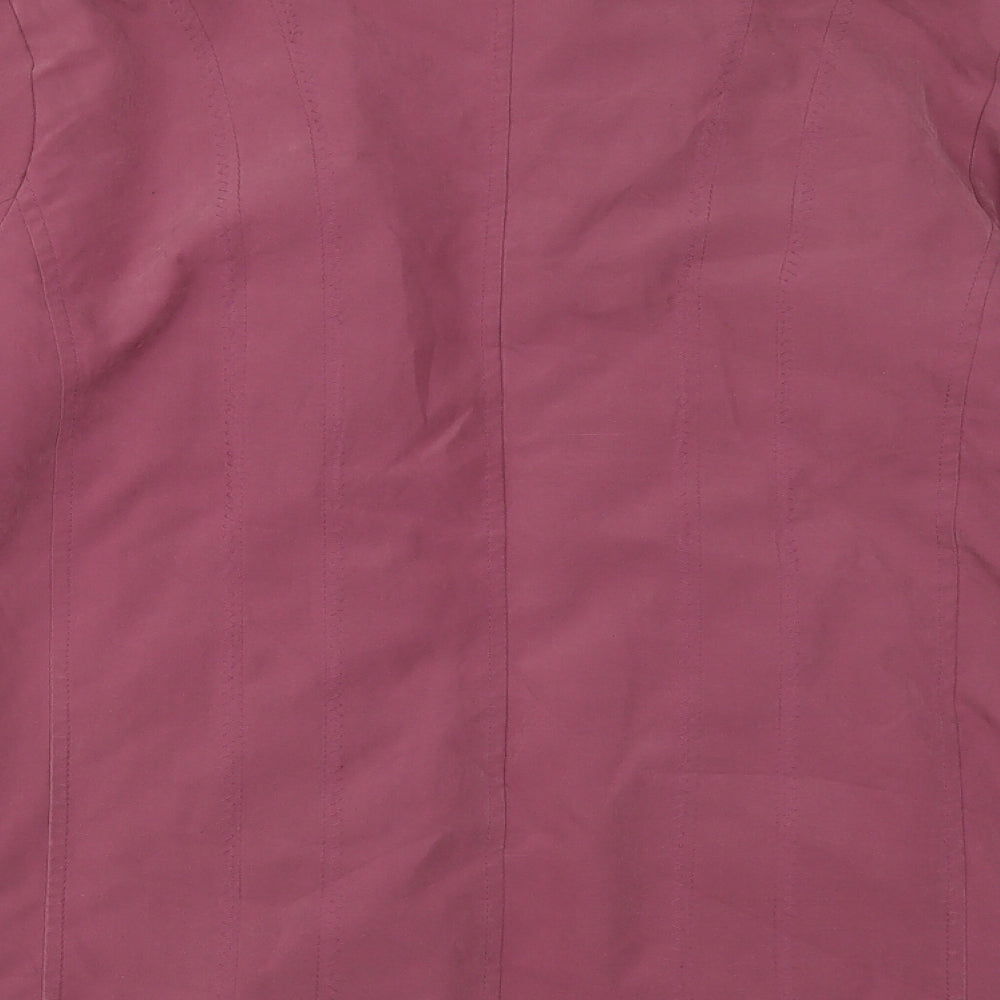 EWM Womens Purple Jacket Size 12 Zip