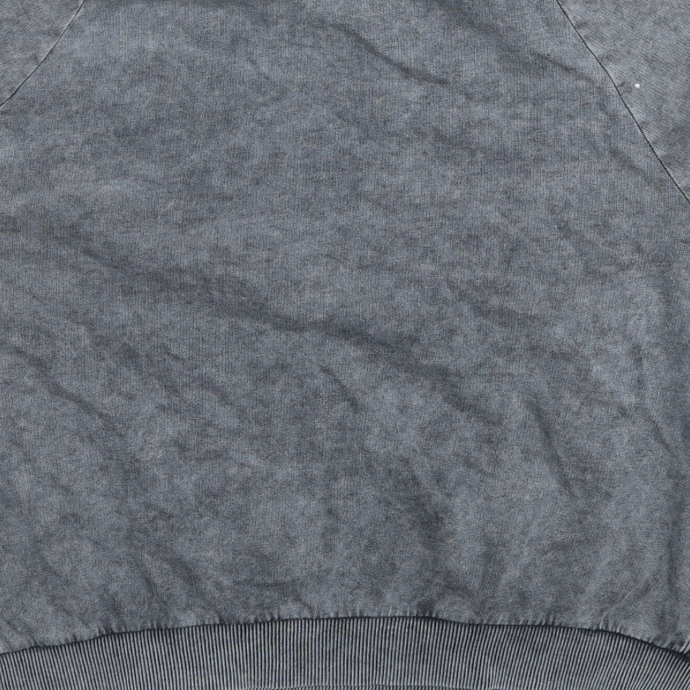 NEXT Womens Grey Cotton Pullover Sweatshirt Size M Pullover