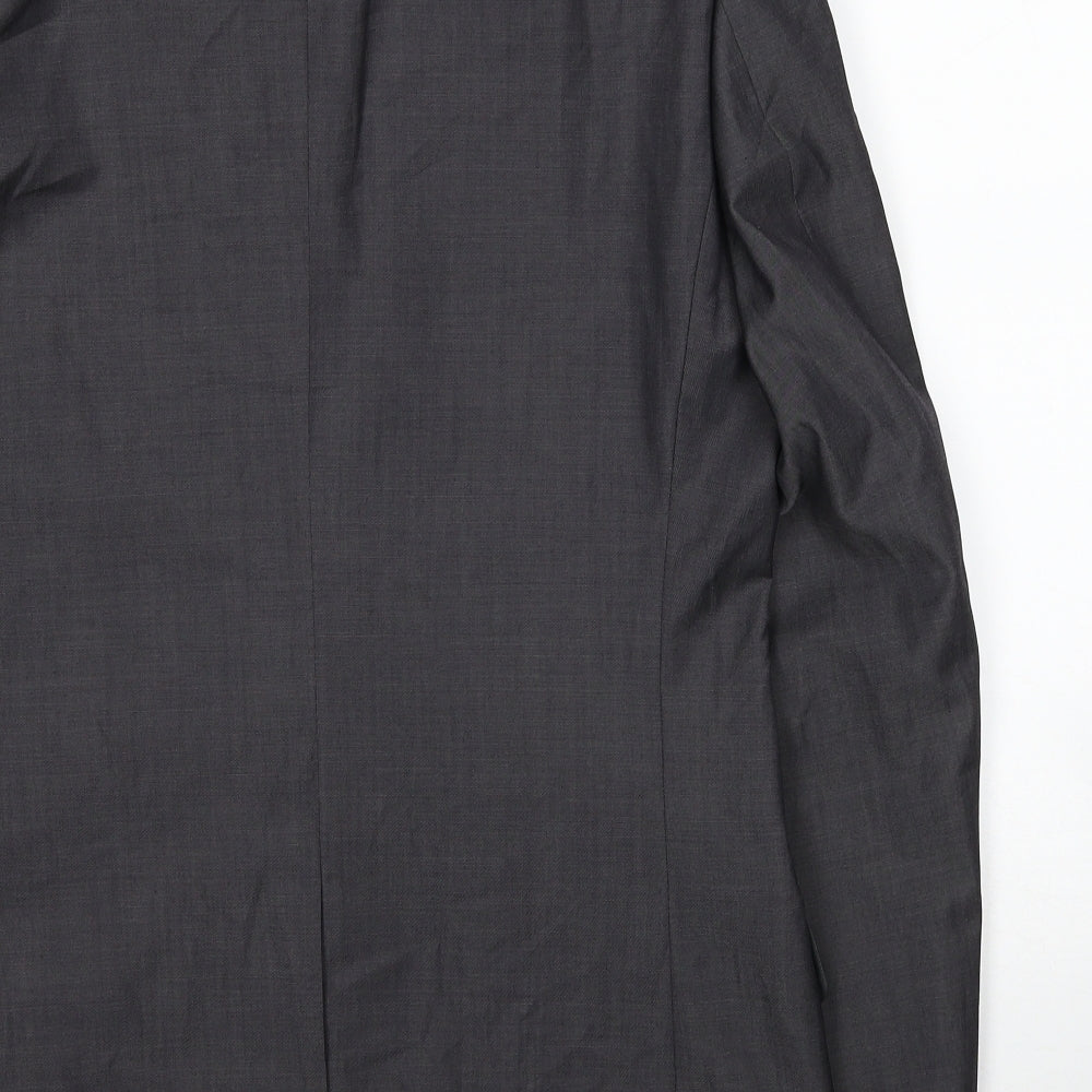 Marks & Spencer Mens Grey Polyester Jacket Blazer Size M