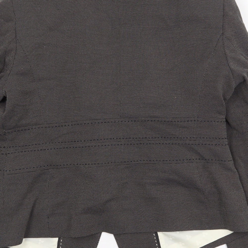 Marks & Spencer Womens Grey Jacket Size 14 Button
