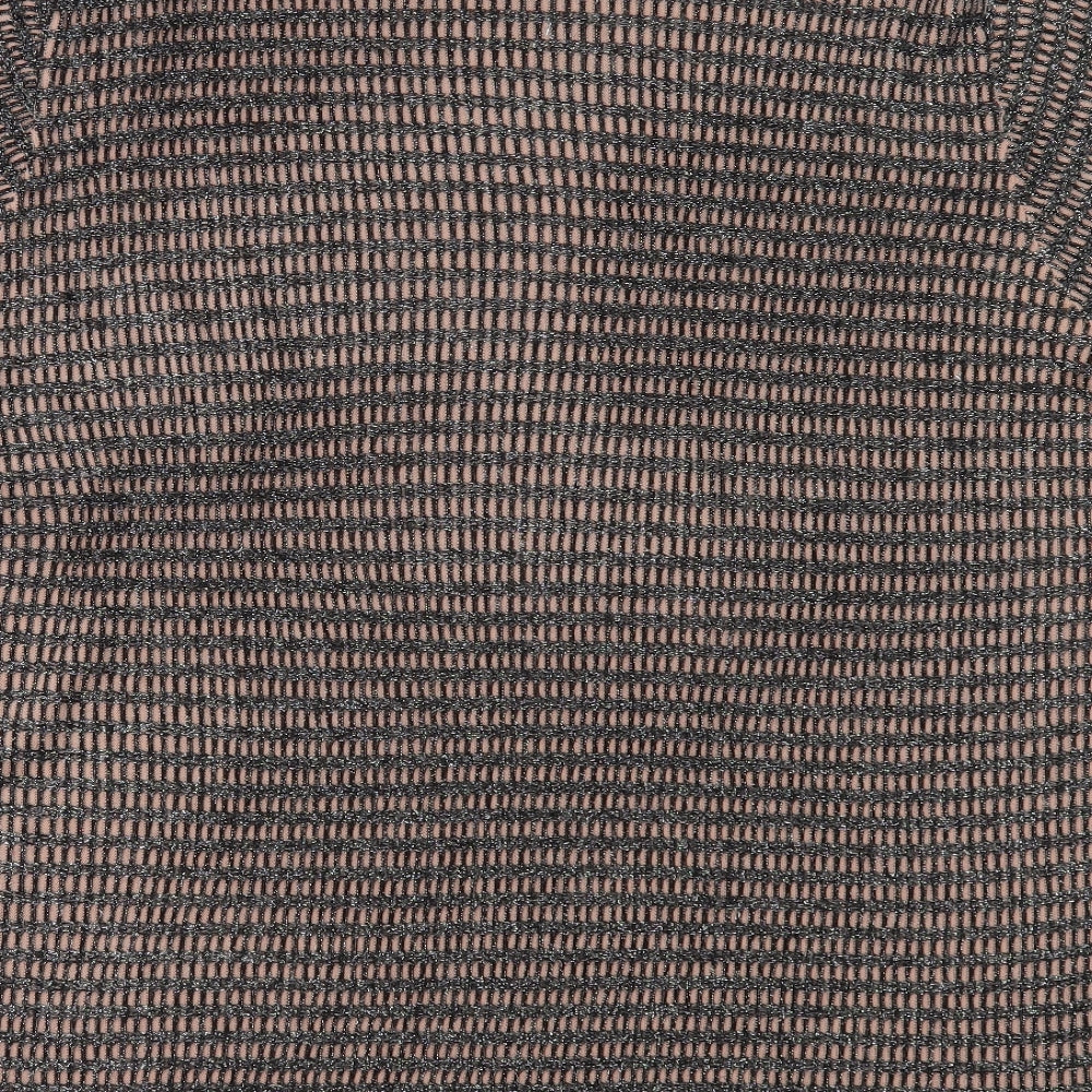 Zara Womens Multicoloured Geometric Polyester Shift Size 8 Boat Neck Pullover