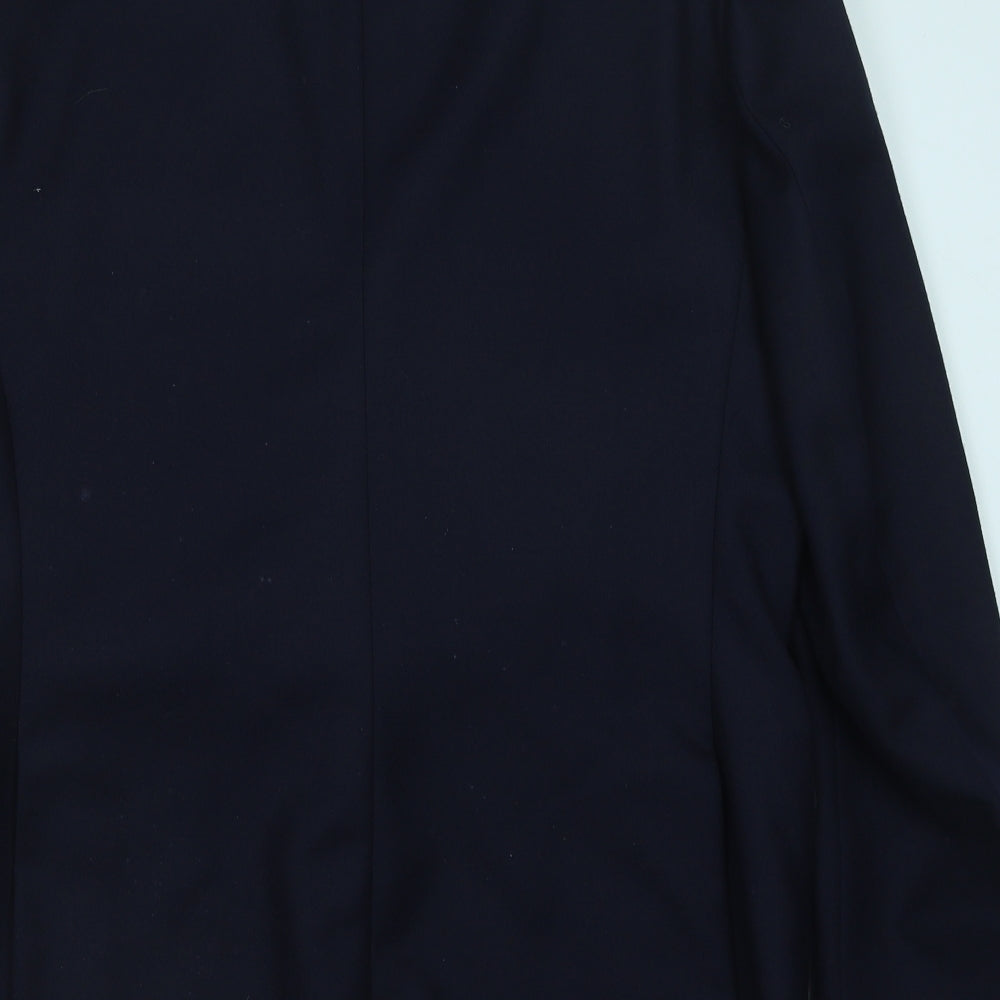 Preworn Mens Blue Viscose Jacket Blazer Size 42
