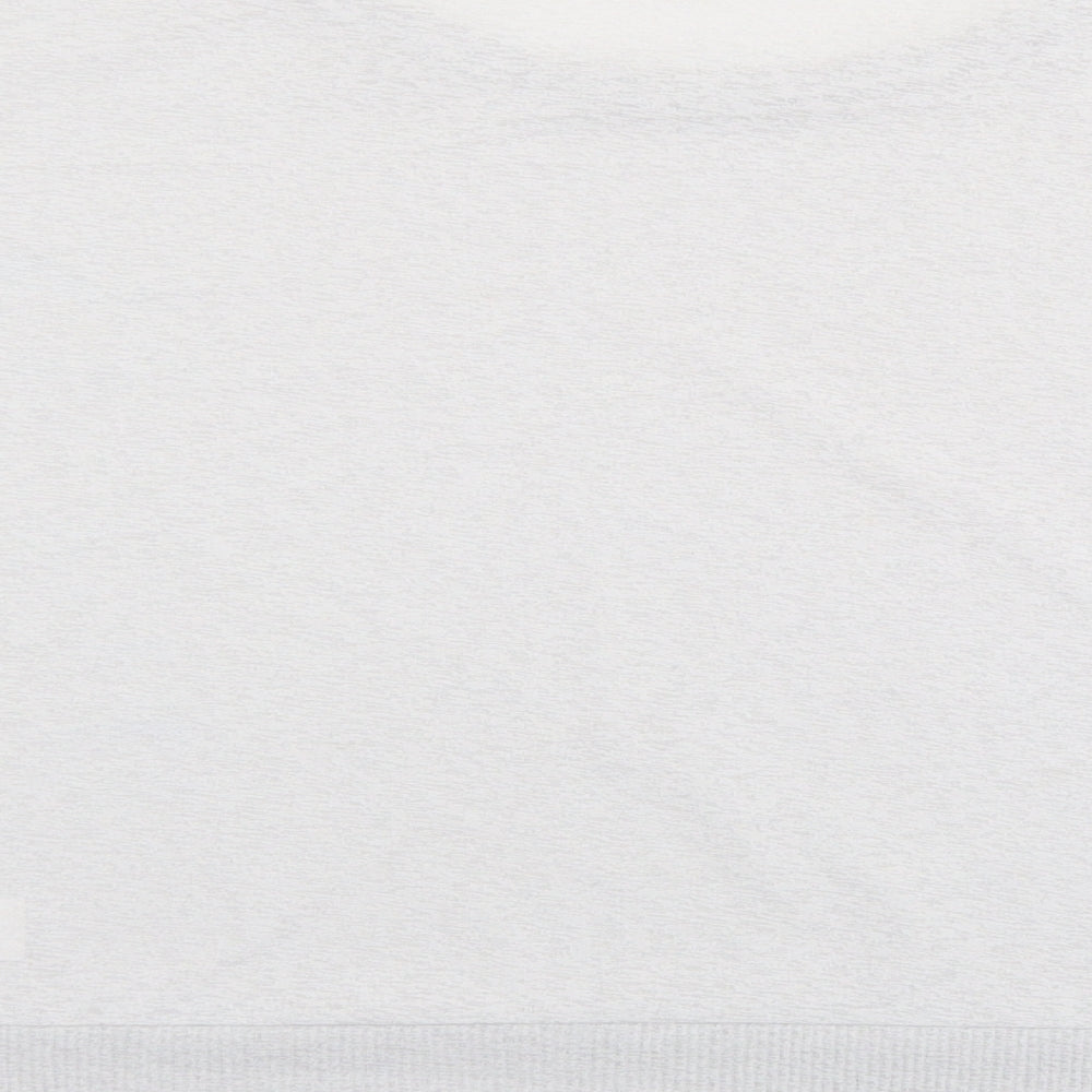 NEXT Womens Grey Polyester Basic T-Shirt Size 6 Scoop Neck