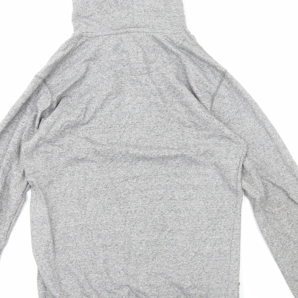Bellfield Womens Grey Cotton Pullover Hoodie Size S Pullover
