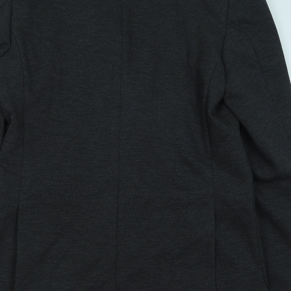 Marks & Spencer Mens Grey Polyester Jacket Suit Jacket Size 38
