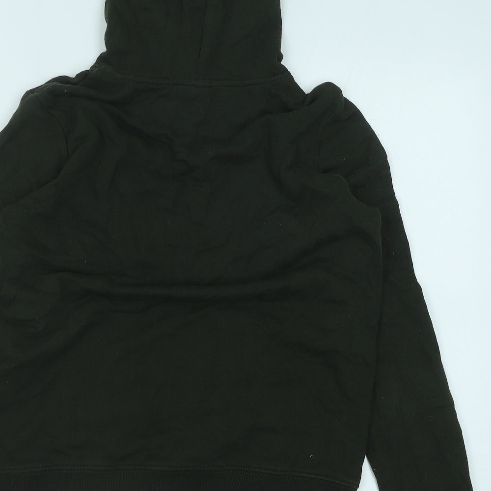 H&M Boys Green Cotton Pullover Hoodie Size S Pullover