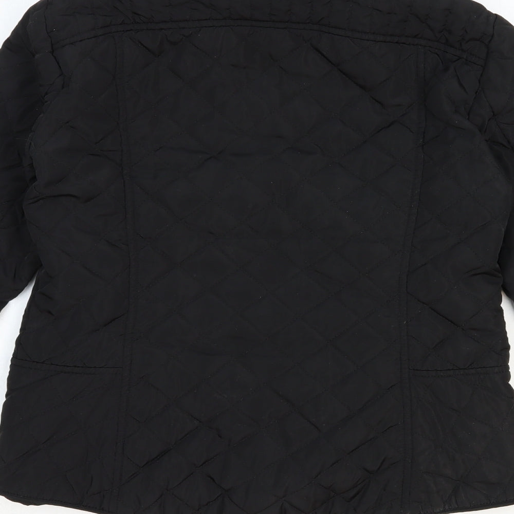 Stradivarius Womens Black Jacket Size S Zip