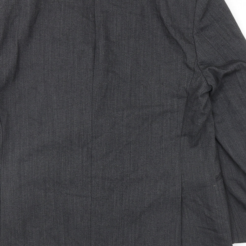 Marks & Spencer Mens Grey Wool Jacket Suit Jacket Size 42
