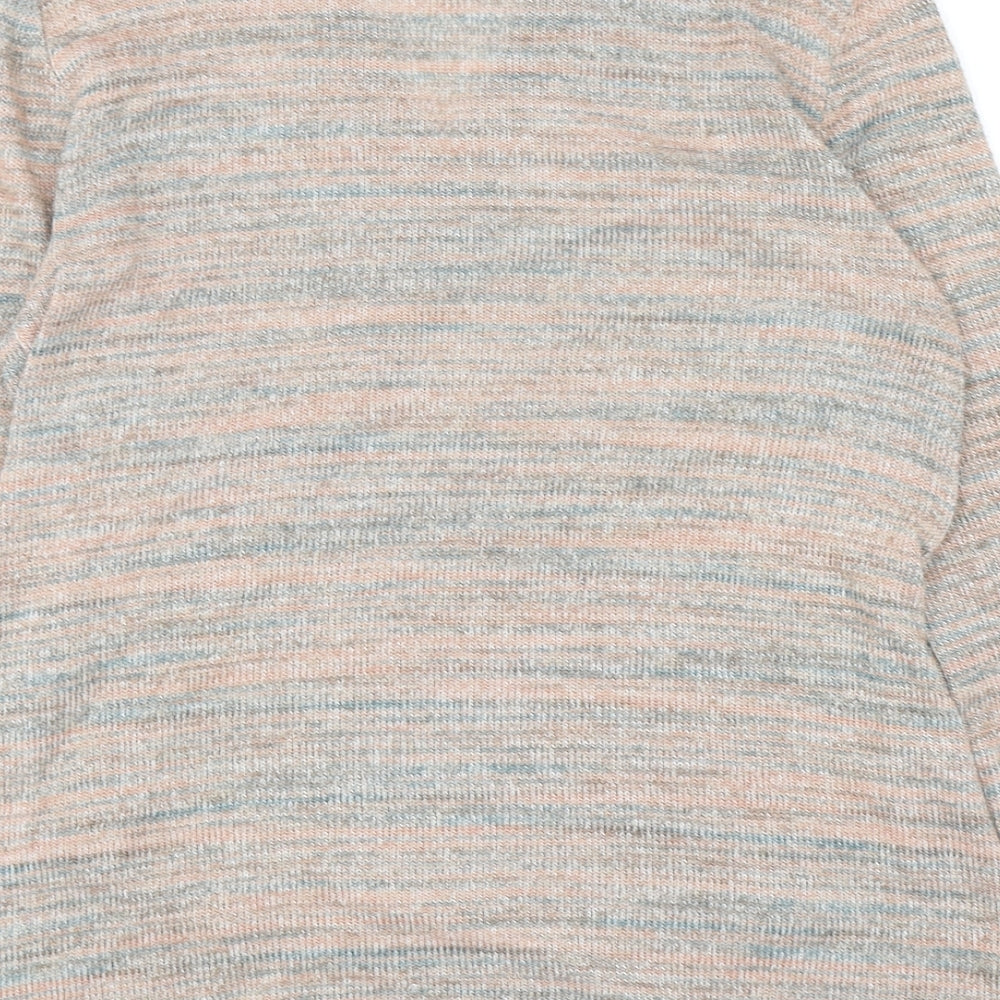Monsoon Womens Multicoloured V-Neck Polyester Cardigan Jumper Size M
