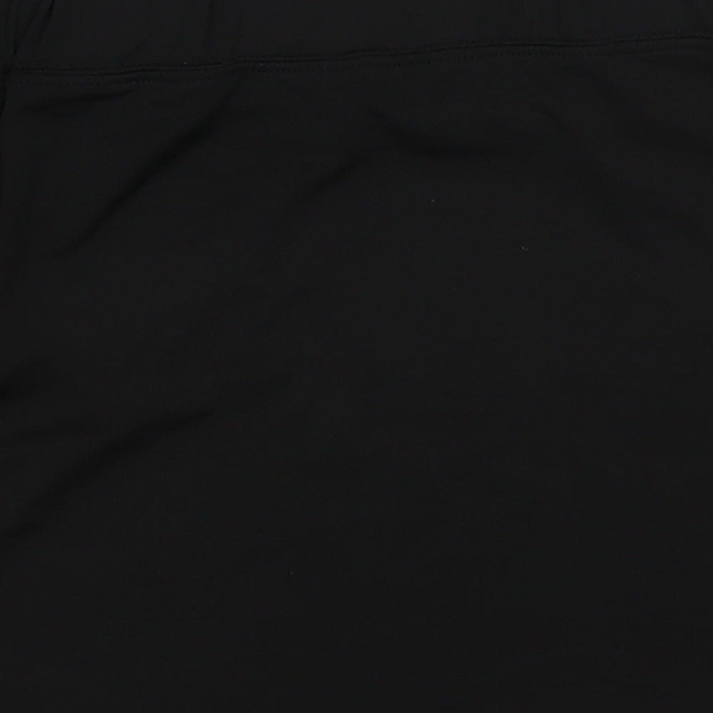 Nearskin Womens Black Polyester A-Line Skirt Size S