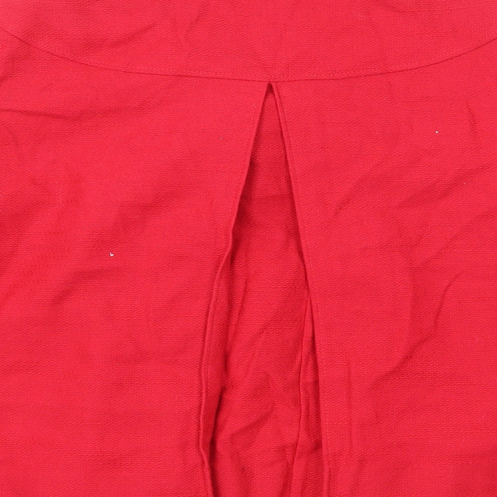 Bonmarché Womens Red Jacket Size 18 Button