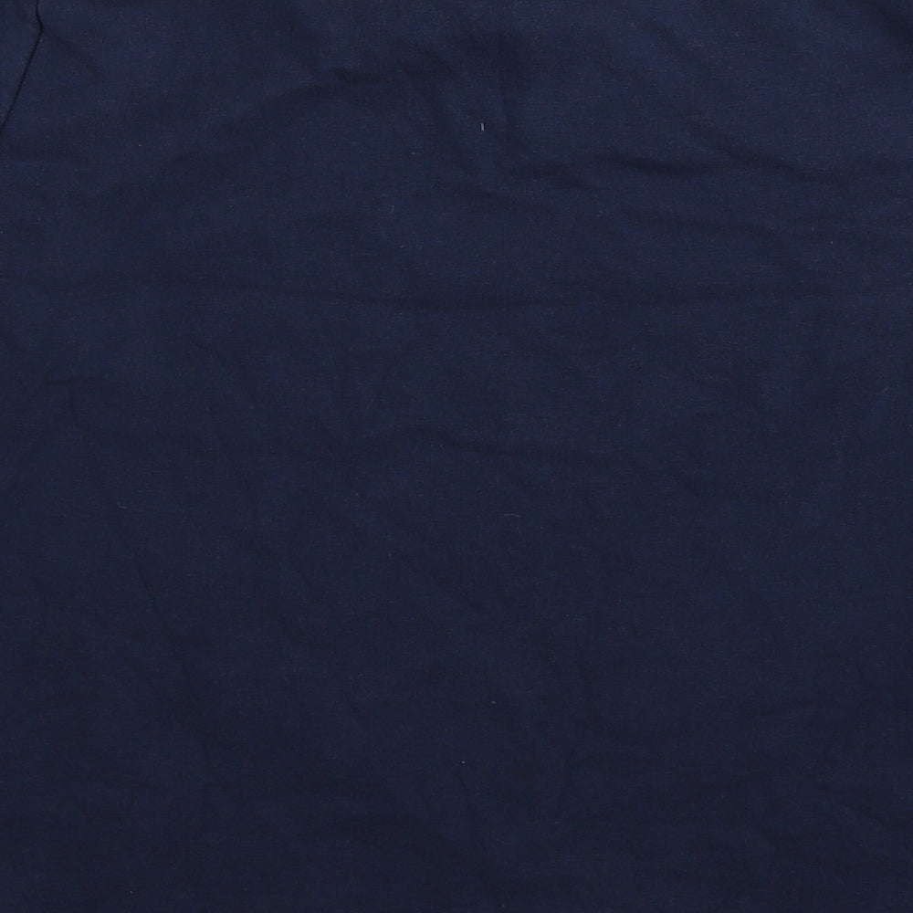 Marks & Spencer Womens Blue Cotton Pullover Sweatshirt Size 8 Pullover