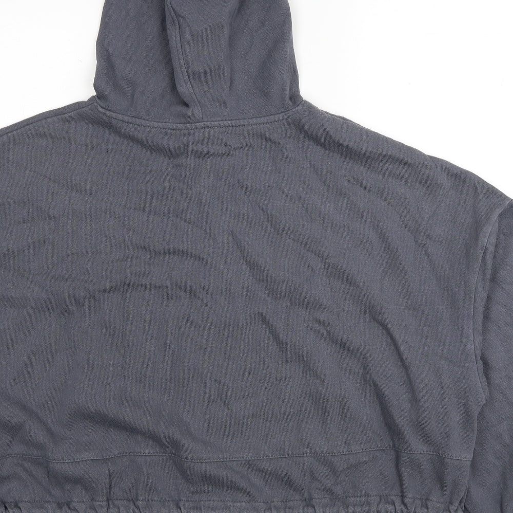Marks & Spencer Womens Grey Cotton Pullover Sweatshirt Size 14 Pullover