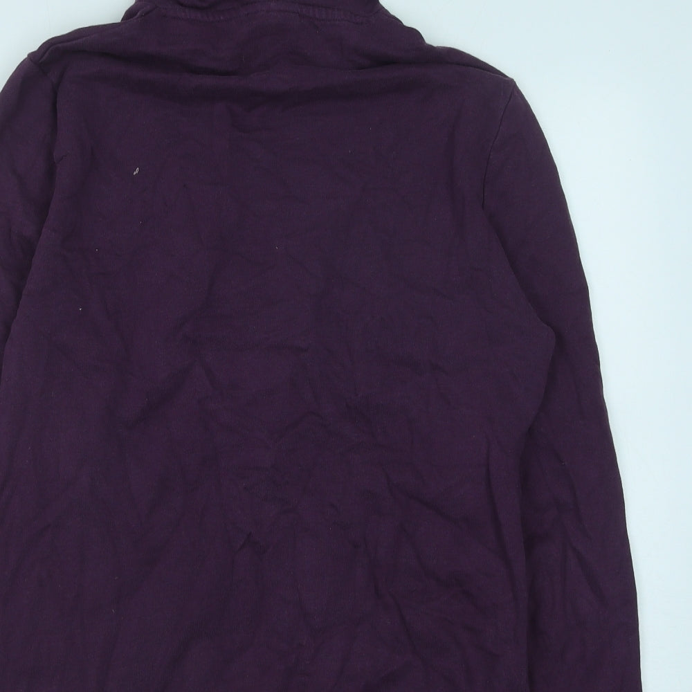 ASOS Mens Purple Polyester Pullover Hoodie Size S
