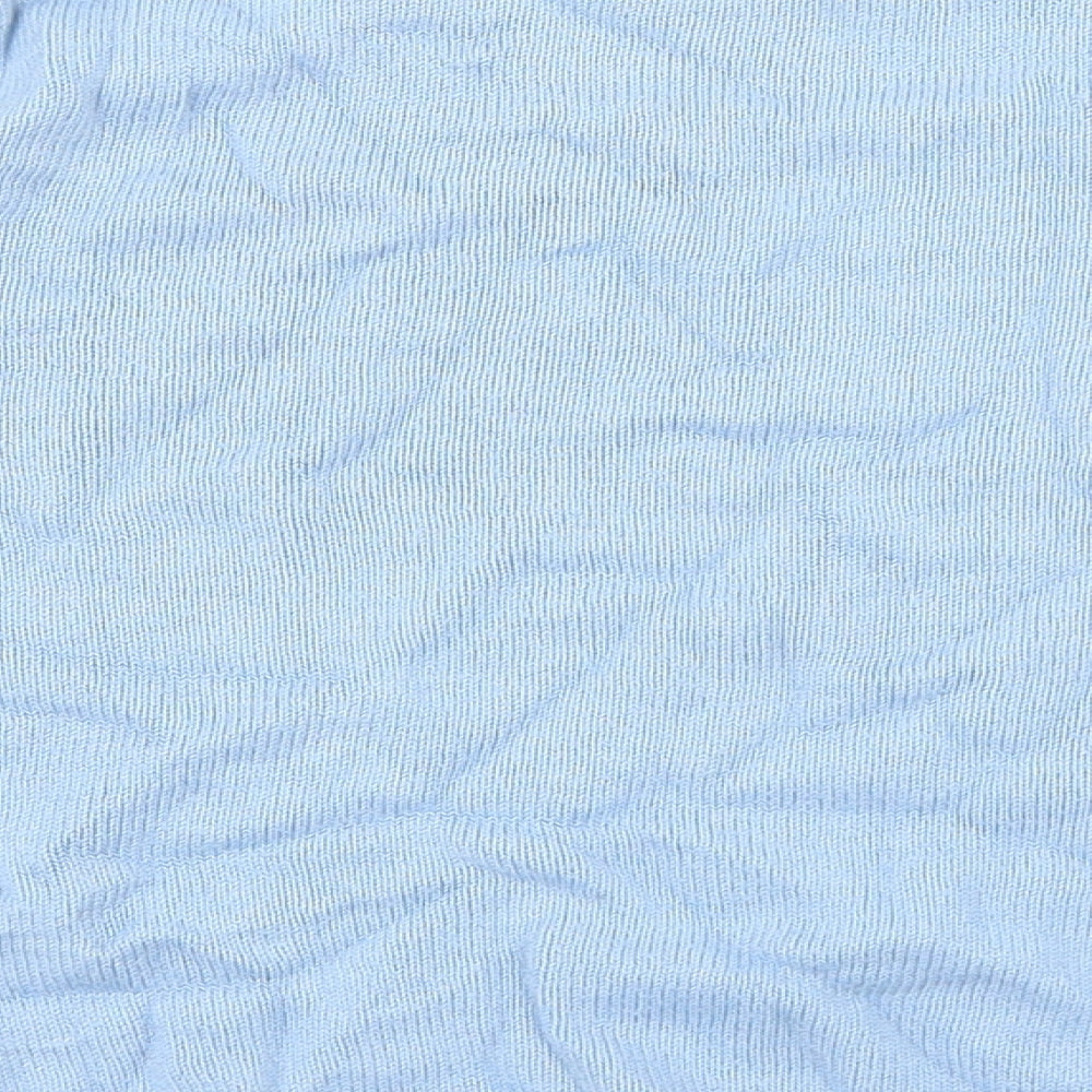 FOREVER 21 Womens Blue Round Neck Cotton Pullover Jumper Size S
