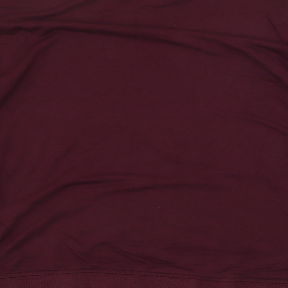 F&F Womens Red Viscose Pullover Sweatshirt Size 18 Pullover