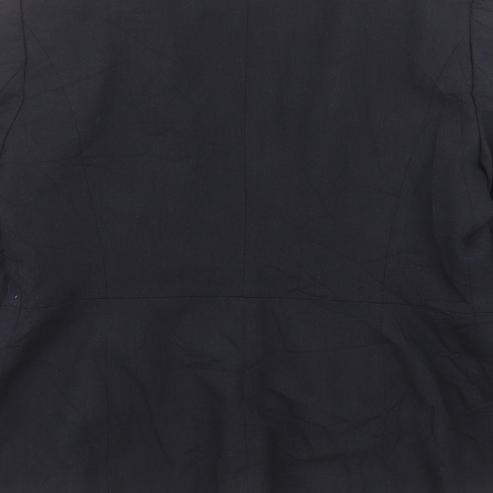 NEXT Womens Grey Jacket Size 14 Button