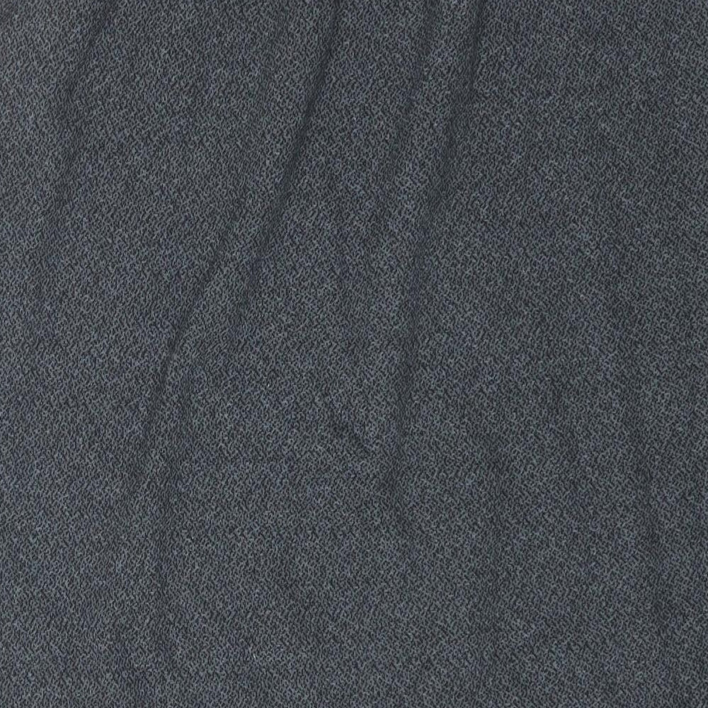 Preworn Womens Grey Cotton Straight & Pencil Skirt Size M
