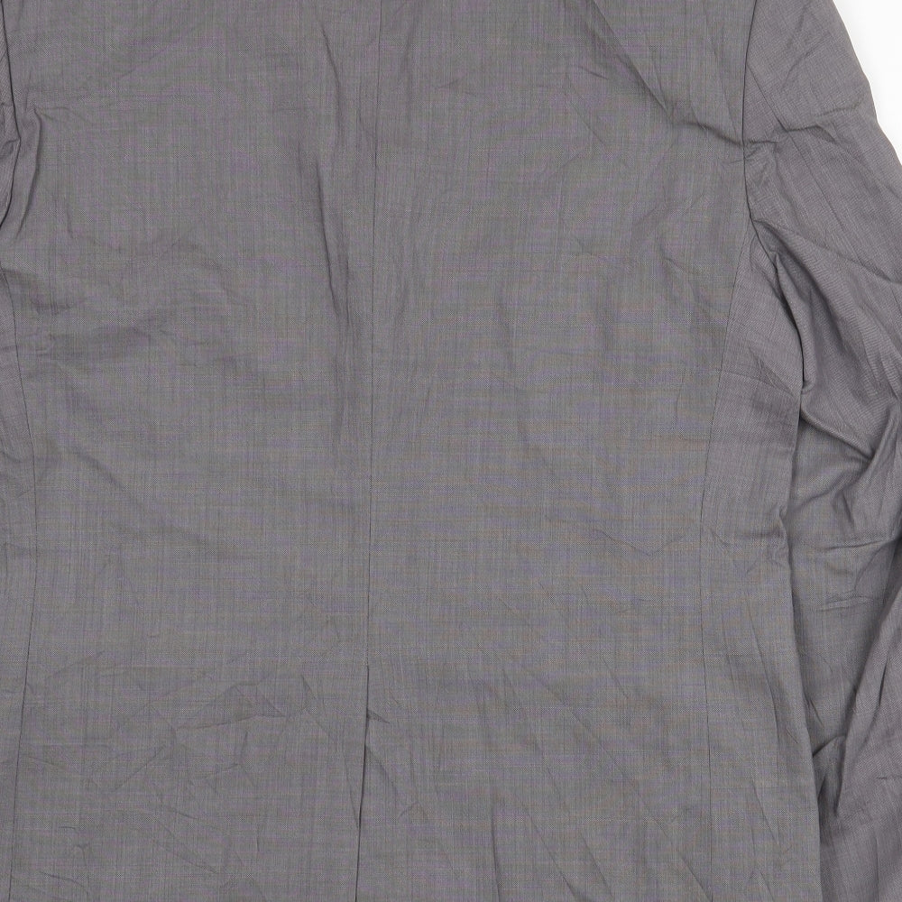 Marks & Spencer Mens Grey Wool Jacket Blazer Size 38