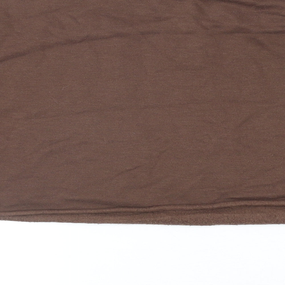 Divided by H&M Womens Brown Cotton Pullover Sweatshirt Size M Pullover - National Athletics