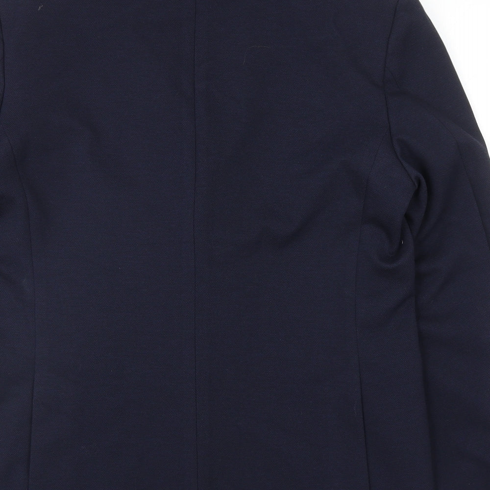 Marks & Spencer Mens Blue Polyamide Jacket Blazer Size 40