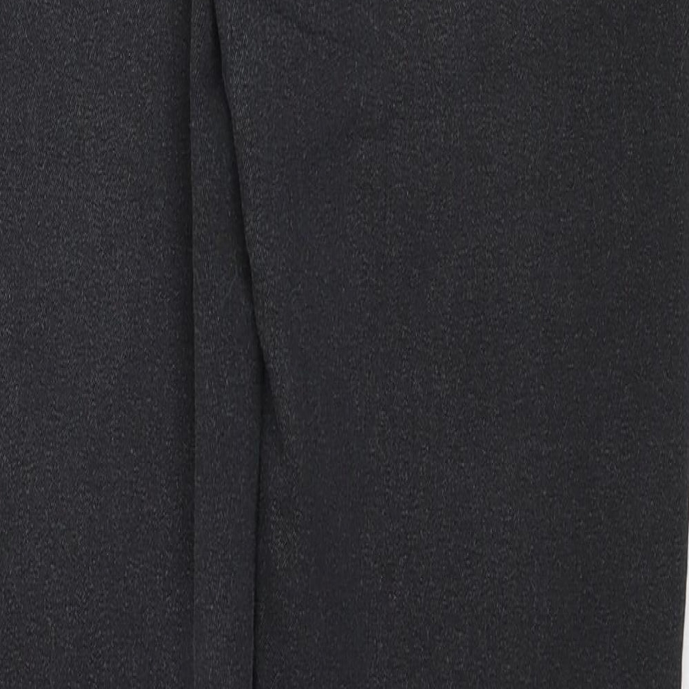 Marks and Spencer Womens Black Cotton Jegging Jeans Size 10 Regular Zip