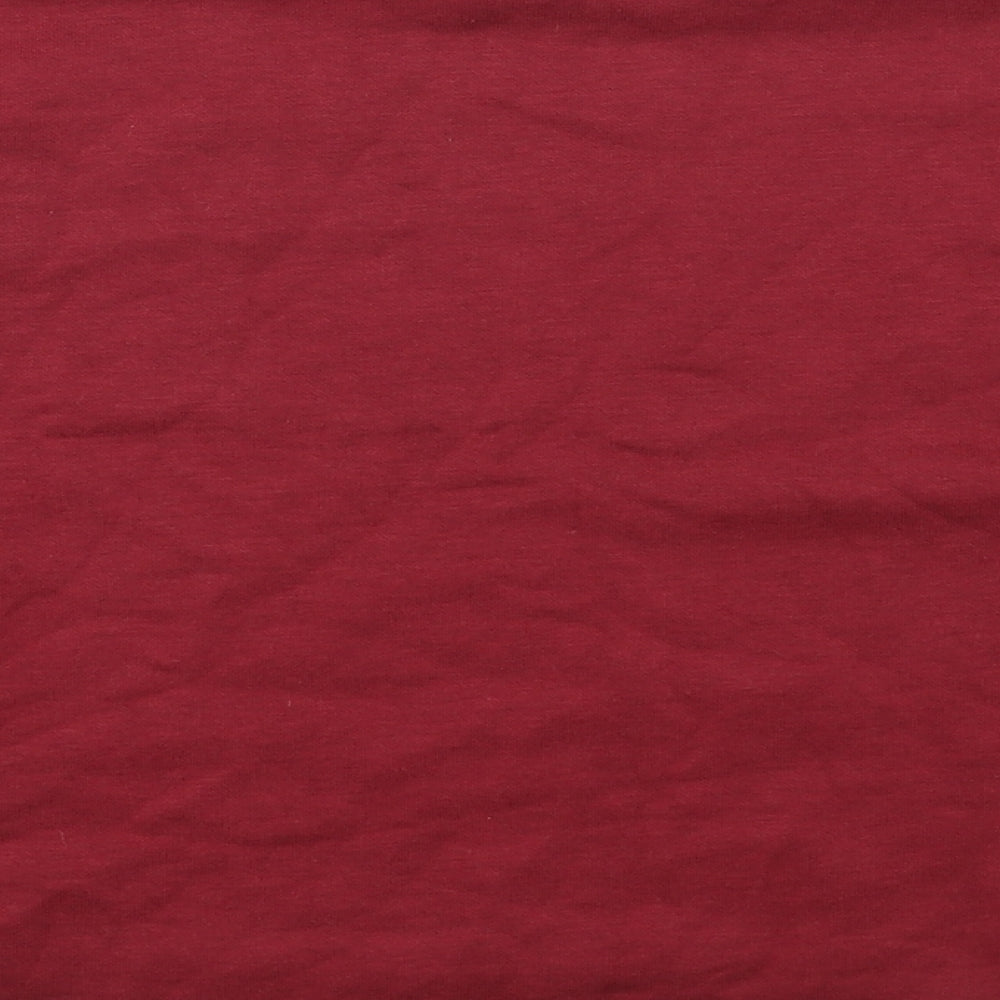 Primark Womens Red Cotton Pullover Sweatshirt Size 2XS Pullover