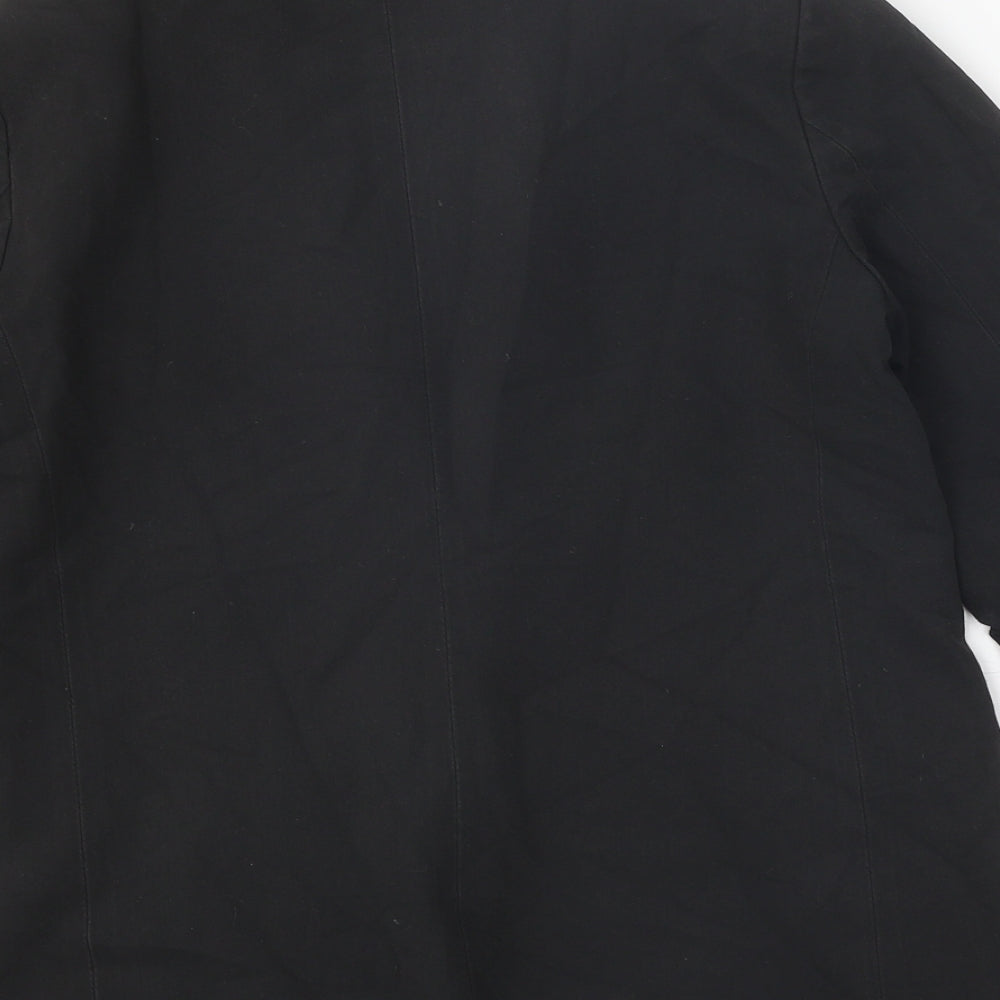 Dorothy Perkins Womens Black Polyester Jacket Blazer Size 10