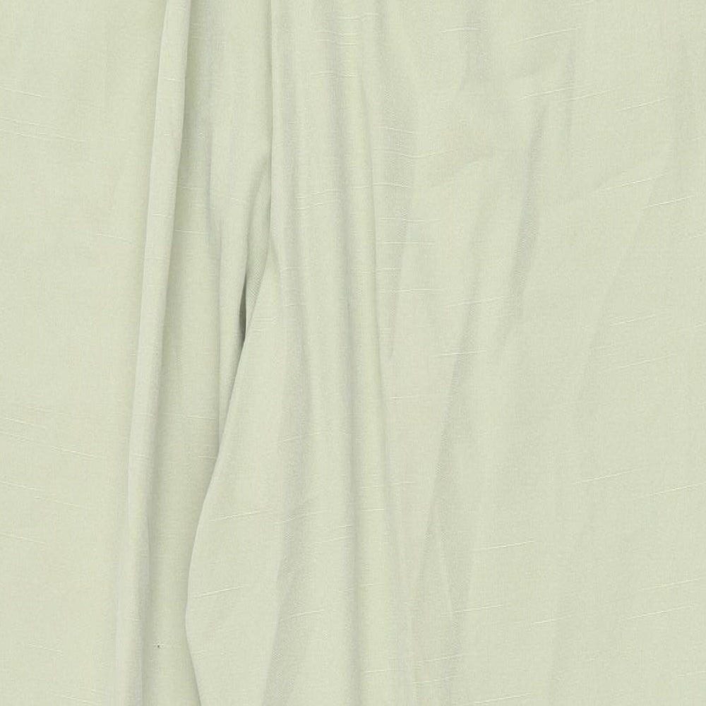 Alfred Dunner Womens Green Polyester Trousers Size 36 in Regular