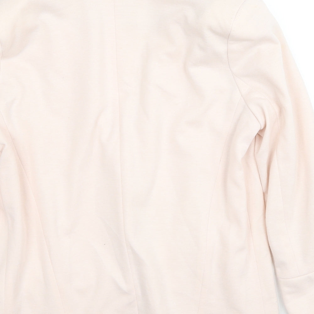 H&M Womens Pink Jacket Blazer Size 10